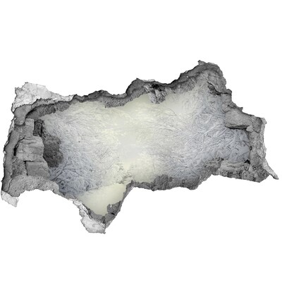 Samolepiaca nálepka Zimná krajina za múrom