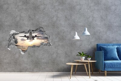 Foto fotografie diera na stenu Let do zapadajúceho slnka