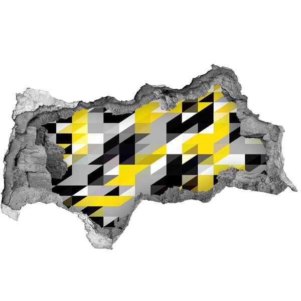 Diera 3D foto tapeta nálepka Abstraktná diera v stene