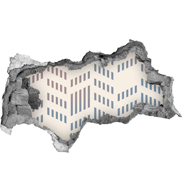 Fototapeta diera na stenu Mestské čaro za múrom