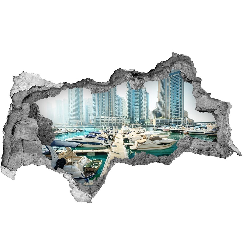 Fototapeta diera na stenu Marina v dubaji