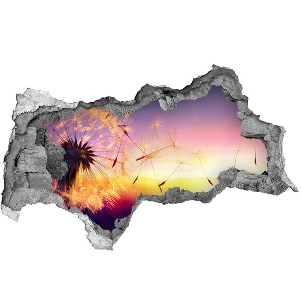 Fototapeta nálepka na stenu Kvetinové sny pri západe slnka