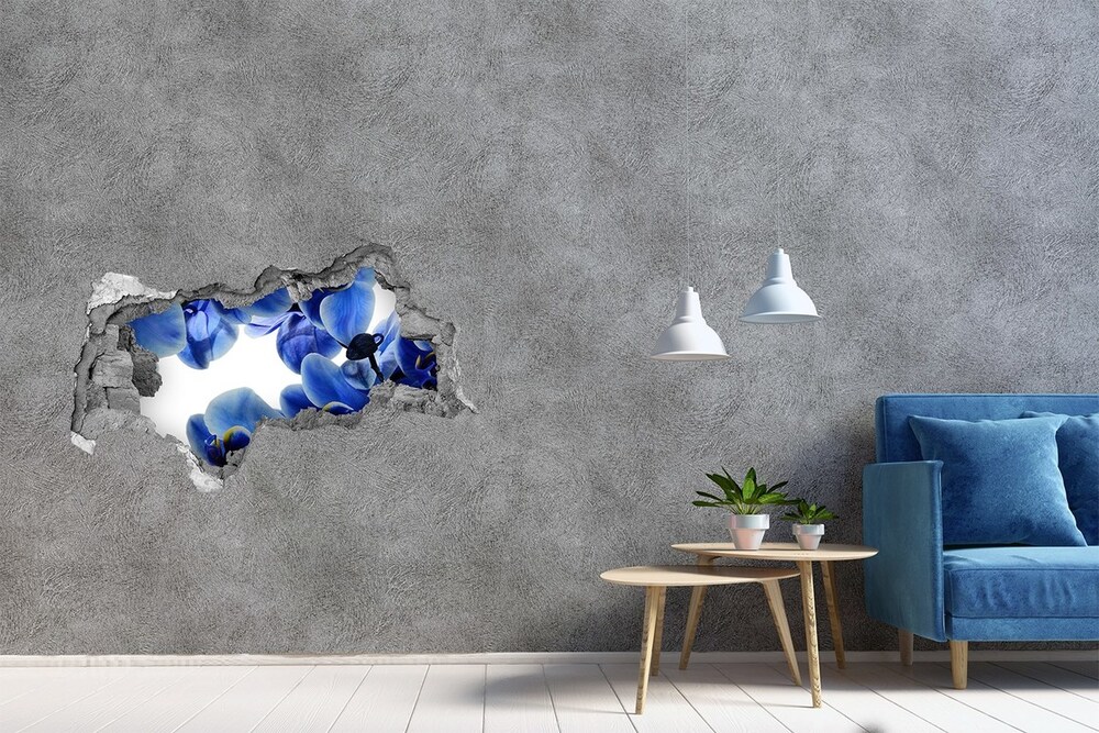 Fototapeta nálepka na stenu Modrá orchidea