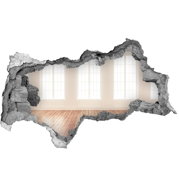 Samolepiaca diera na stenu Interiér s výhľadom na slnko