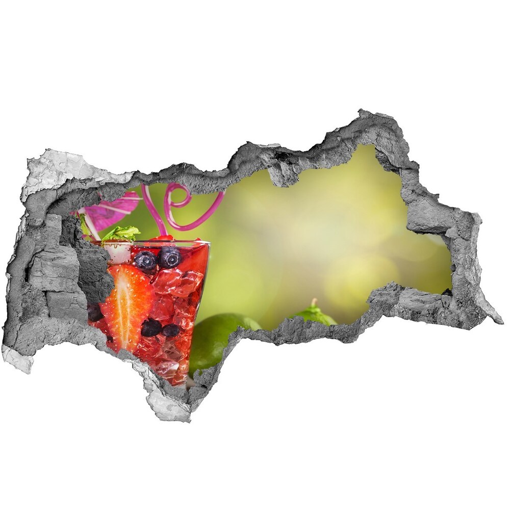 Nálepka 3D diera samolepiaca Ovocný kokteil