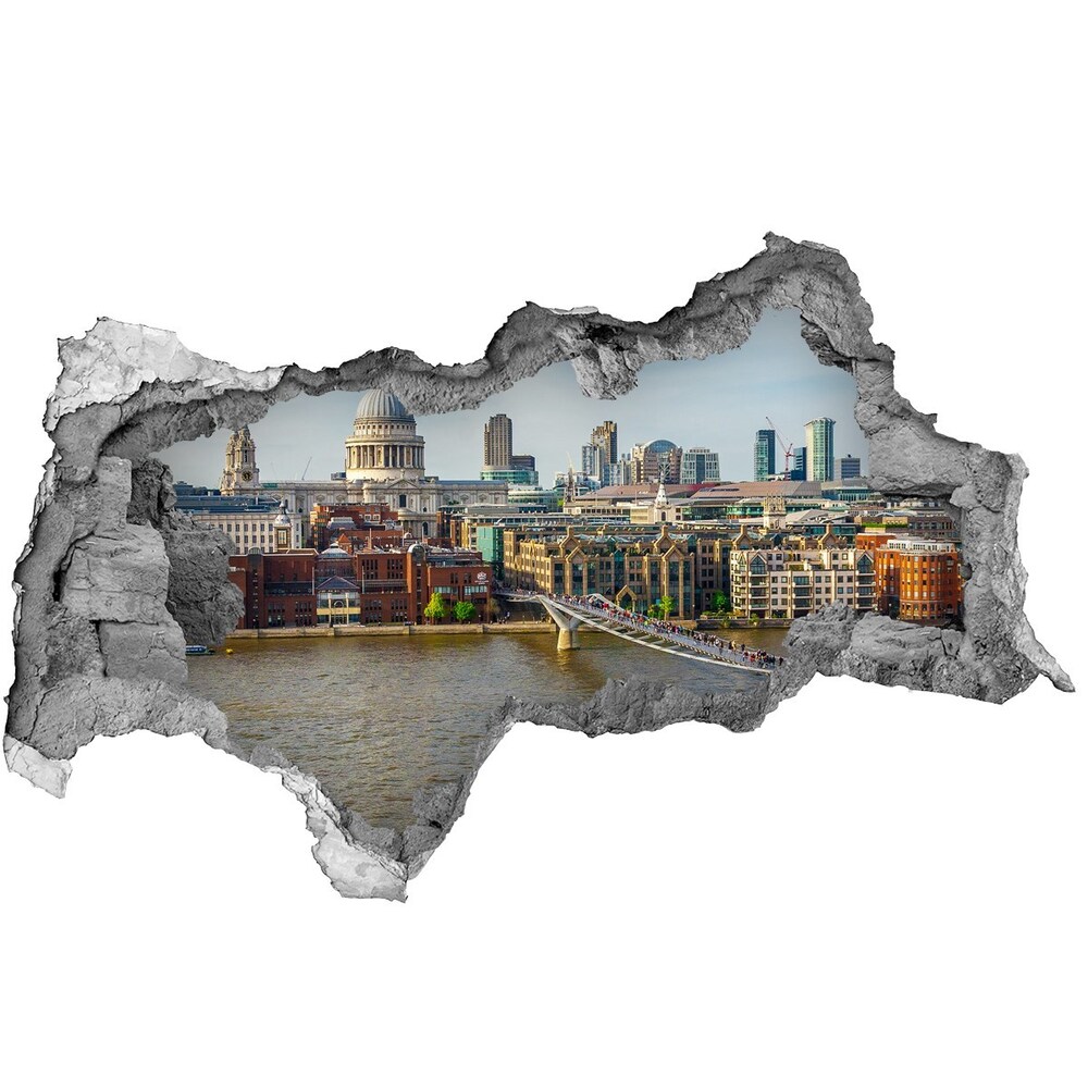 Fototapeta diera na stenu Thames london