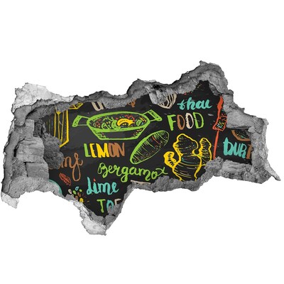 Fototapeta diera na stenu Inšpirácie do kuchyne