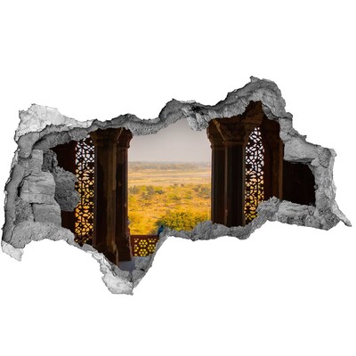 Fototapeta diera na stenu Výhľad z ruín hradu