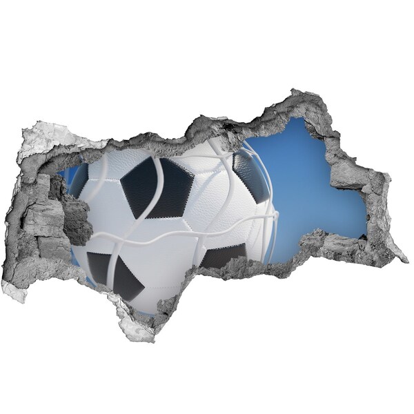 Fototapeta diera na stenu 3D Futbal za letu