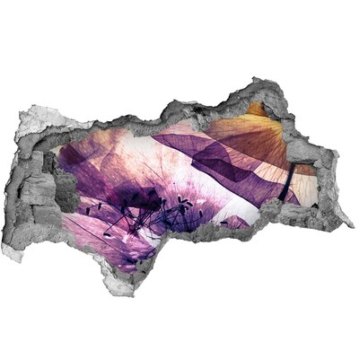 Samolepiaca nálepka fototapeta Kvetinový svet za múrmi