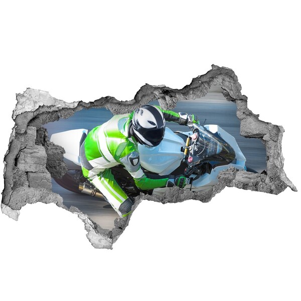 Fototapeta diera na stenu 3D Motocyklové preteky v akcii
