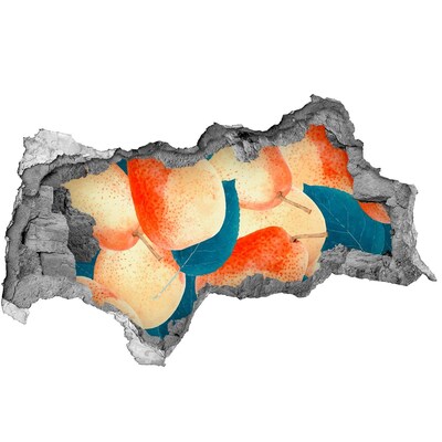 Samolepiaca nálepka betón Ovocný raj za múrom