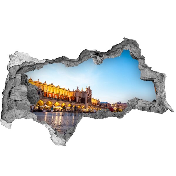 Fototapeta diera na stenu Krakov, poľsko