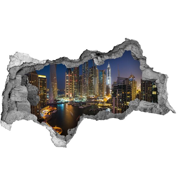 Fototapeta diera na stenu Marina v dubaji
