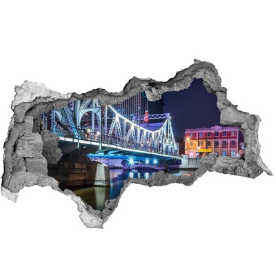 Fototapeta diera na stenu Most osvetlený v noci