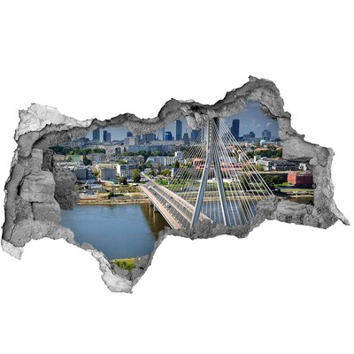 Fototapeta diera na stenu Most vo Varšave