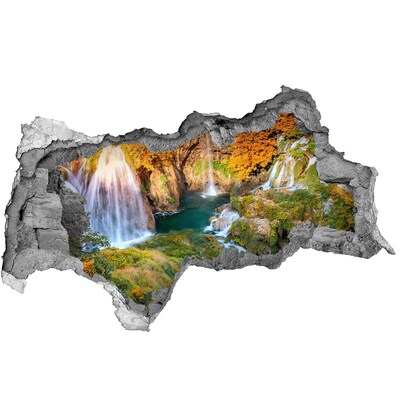 Samolepiaca diera na stenu Vodopád na jeseň