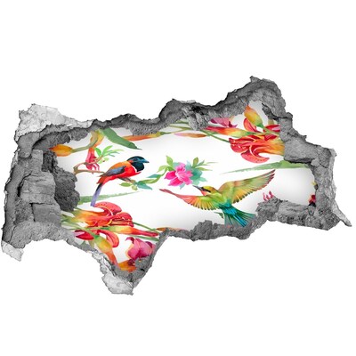 Diera 3D fototapeta nálepka Exotické vtáctvo
