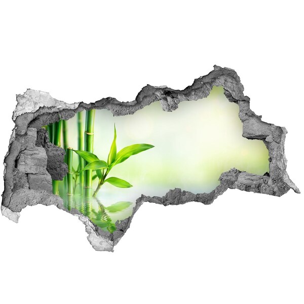 Samolepiaca nálepka na stenu fototapeta Zelený raj s bambusom