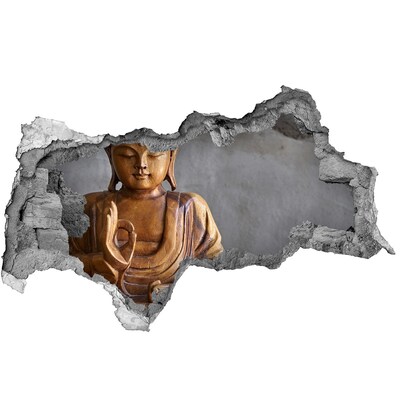 Samolepiaca nálepka na stenu Drevené buddha