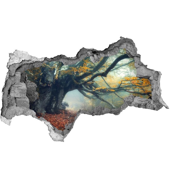 Fototapeta nálepka na stenu Začarovaný les vo svojom jesennom rúchu