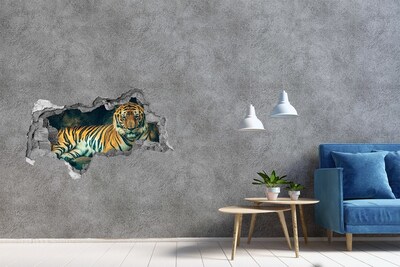 Diera 3D fototapeta nálepka Tiger cave