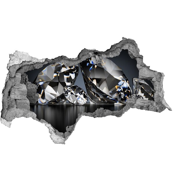 Samolepiaca diera na stenu nálepka Diamantová jaskyňa