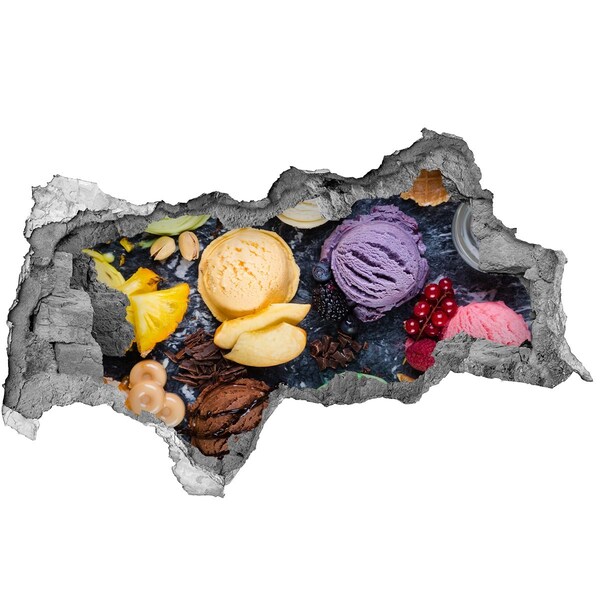 Nálepka diera na stenu Ľadové šialenstvo