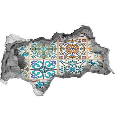 Fototapeta diera na stenu Farebné dlaždice v marockom štýle