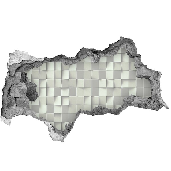 Fototapeta diera na stenu Moderná mozaika z betónu