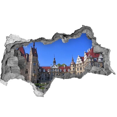 Fototapeta diera na stenu 3D Poľsko zámok moszna