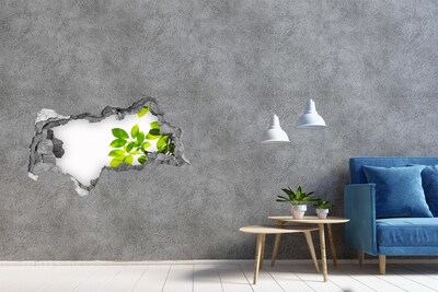 Samolepiaca nálepka fototapeta Zelená oáza za múrom