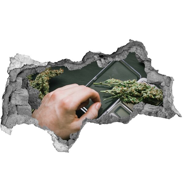 Samolepiaca nálepka fototapeta Topy marihuana