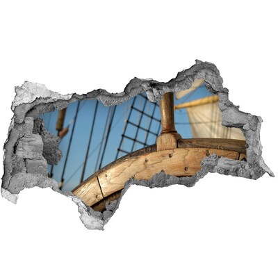 Foto fotografie diera na stenu Loď na mori