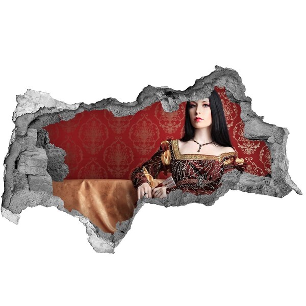 Fototapeta diera na stenu Princezná v ruinách