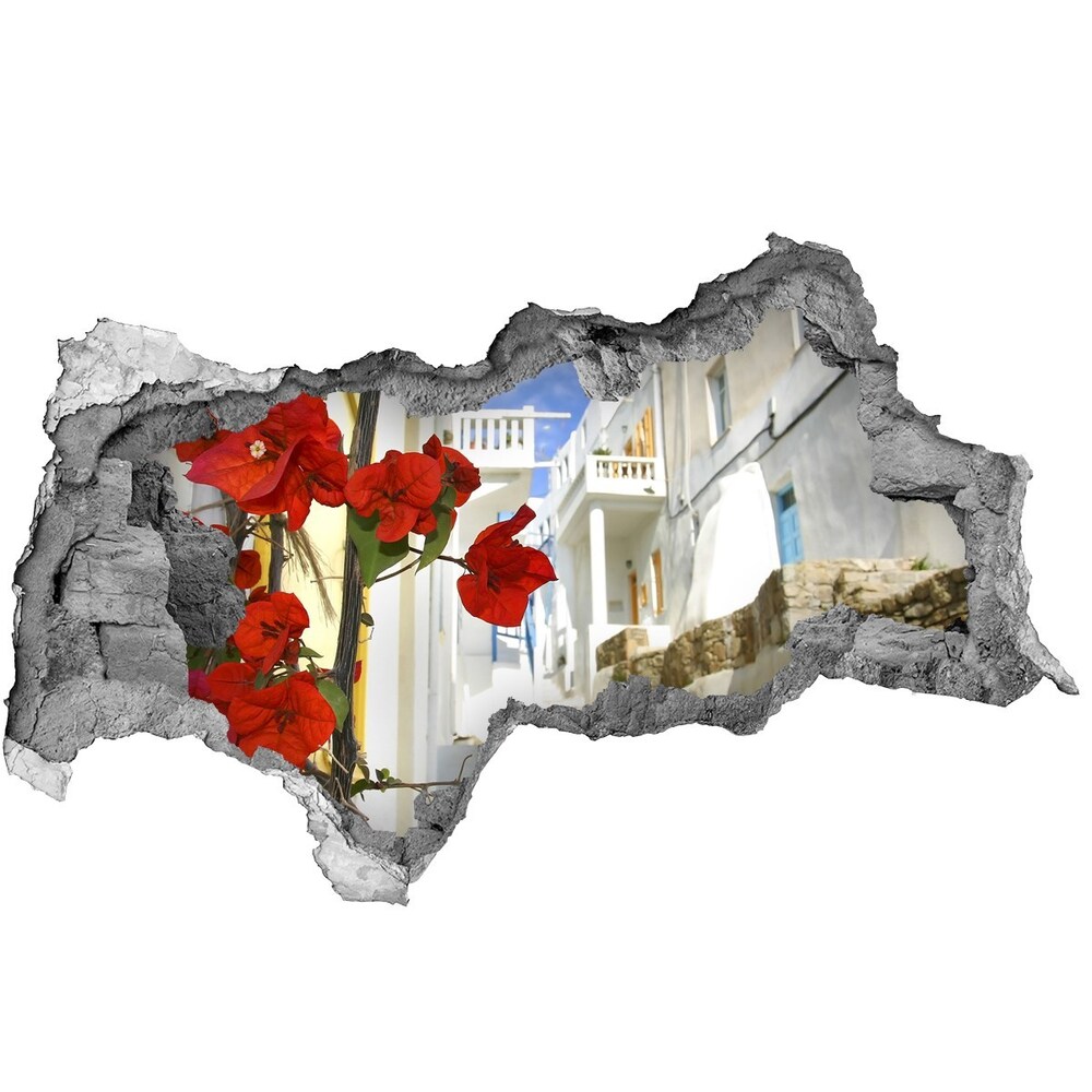 Fototapeta diera na stenu 3D Mykonos grécko