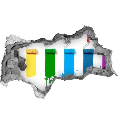 Diera 3D fototapeta nálepka Maľovanie v novom štýle