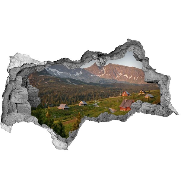 Diera 3D v stene na stenu Glade v tatrách