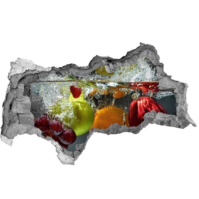 Nálepka 3D diera Ovocie a zelenina