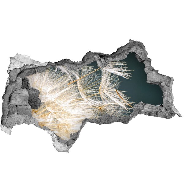 Samolepiaca nálepka Kvetinová krajina za dierou