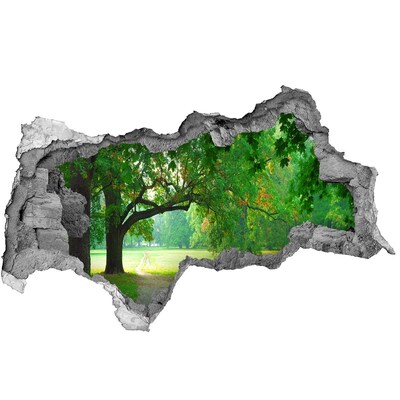 Samolepiaca nálepka fototapeta Zelený park na slnku