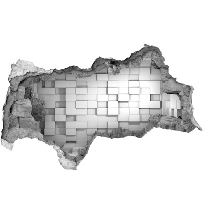 Diera 3D fototapeta nástenná Moderný priestor za stenou