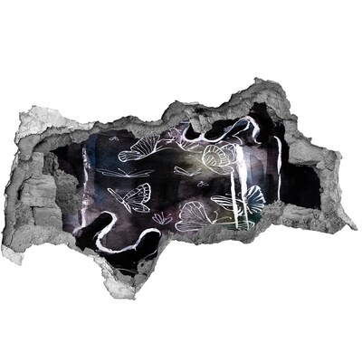 Diera 3D fototapeta nástenná Motýle v magickom priestore