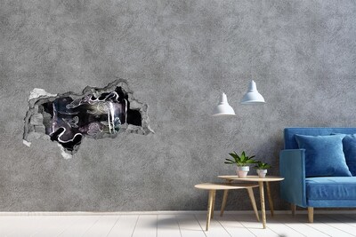 Diera 3D fototapeta nástenná Motýle v magickom priestore