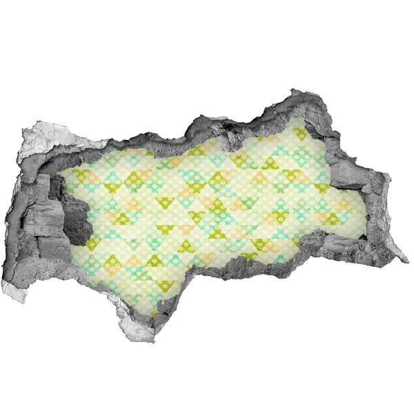 Fotoobraz diera na stenu Geometrické pozadie