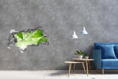 Samolepiaca diera nálepka Zelená oáza v betóne