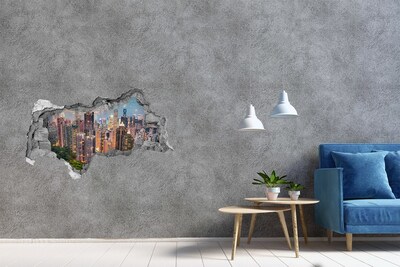 Fototapeta diera na stenu 3D nálepka Hongkong