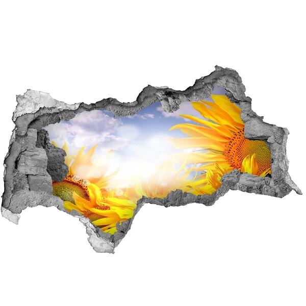 Samolepiaca diera nálepka Slnečnice na slnku