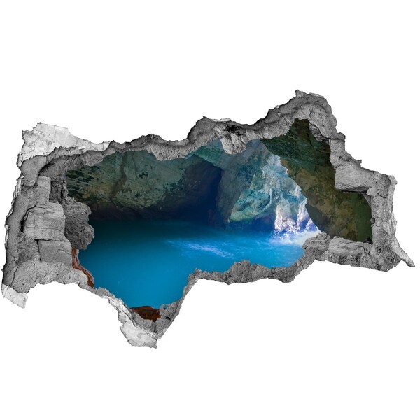 Nálepka fototapeta 3D na stenu Zátoka v jaskyni