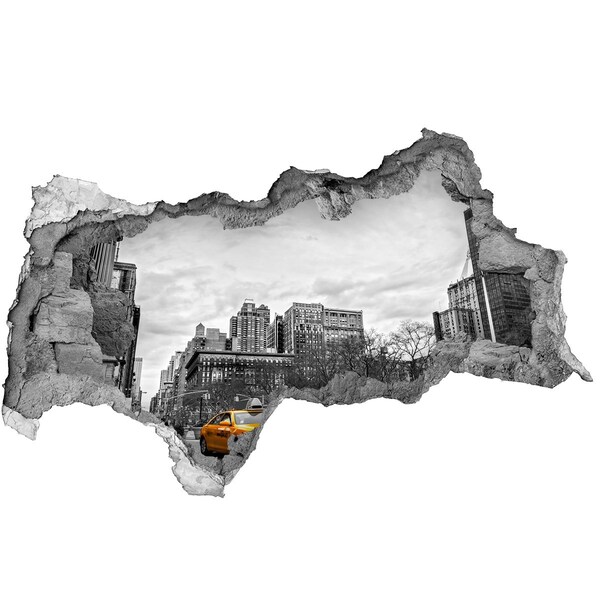 Foto fotografie diera na stenu Newyorské taxíky v mestskej krajine